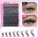 DIY Lash Clusters - 320pcs D Curl Individual Lashes for Natural Volume | wiwoseo - Buy Online on GoSupps.com