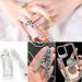 Jollin 3456pcs Flatback Rhinestones Glass Charms Diamantes Gems Stones for Nail Art 6 Size ss4 ss12 Color AB Mixed - Buy Online on GoSupps.com