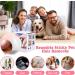 Foot Roll Reusable Clean Ball - Washable Lint Roller & Hair Remover for Pet Fur - Pocket Size Sticky Roller in Pink | International Shipping Available - Buy Online on GoSupps.com