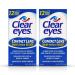 Clear Eyes Contact Lens Relief Eye Drops,0.5 Fl Oz (Pack of 2)