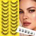 Pleell Cat Eye Lashes Wispy D Curl Cluster Lashes - 140 Pcs Natural Look False Eyelashes - Buy Online on GoSupps.com