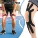 Fovolat Athletic Tape Pre Cut Athletic Sports Tape for Knee - Elastic Therapeutic Sports Tape for Knee Discomfort Relief Waterproof Provides Muscle & Joint Support Black - Buy Online on GoSupps.com