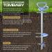TOMBABY Heavy Duty Quality Dog Stake-Dog Tie Out Stake Dog Stake Allows Dogs Up to 200 lbs Dog Stakes for Outside Beach Camping Yard 360 Swivel Dog Anchor | Use for Any Dog Tie Out Cable silver/200+lbs - Buy Online on GoSupps.com