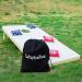 Waybelive 2-Piece Cornhole Game Carrying Bag Set - Weatherproof Black Bean Bags & Tote Case - Buy Online on GoSupps.com