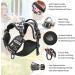 Heele Dog Crockery & No-Pull Harness | Adjustable Reflective Dog Gear for Medium-Sized Dogs - Soft & Breathable Anti-Pull Design - XS Flower Black - Buy Online on GoSupps.com