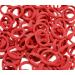 100Pcs Seamless Cotton Hair Bands Elastics Ponytail Holders - 1.5 inch Diameter - No Damage Hair Ties for Thick Hair - Red - Women, Girls, Kids, Toddlers - Buy Online on GoSupps.com