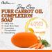 Clear Essence My Natural Beauty Skin Tone Carrot Oil Bar Soap 173g - Buy Online on GoSupps.com