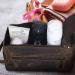 KOMALC Premium Buffalo Leather Unisex Toiletry Bag Travel Dopp Kit - Distressed Tan - Buy Online on GoSupps.com