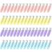 60 pieces seamless hair clip 6 x 1.8 cm no bend hair clips hair clips to make up hair clip for women girls hair styling makeup (purple yellow pink blue) colorful hair clips