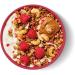 Just Live a Little Gluten Free Granola | 5 x 360g packs | Vegan Granola No Added Sugar (Raspberry Coconut & Cashew Granola) - Buy Online on GoSupps.com