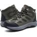 UPSOLO Men's Hiking Boots 8.5 Tz Green - Outdoor Trekking Trails Mountaineering Shoes - Buy Online on GoSupps.com