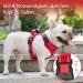 POPOTET Reflective Dog Harness for Medium Dogs - No Choke Adjustable Softly Padded Vest with Control Handle - Red (Size M) - Buy Online on GoSupps.com