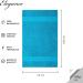 Class Home Collection Terry Cloth Bath Towels - 100% Cotton Pack of 4 70x140 cm Turquoise - Soft & Absorbent Luxury Towels for Home | International Shipping - Buy Online on GoSupps.com