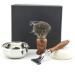 Men's Shaving Set Wooden shaving razor brush stainless steel shaving bowl best razor for men shaving brush Christmas Traditional Wet Shaving Kit