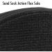 Black Small Sand Socks for Beach Soccer, Volleyball, and Snorkeling - Buy Online on GoSupps.com