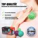 Resulting Igelball Massageball Set - Trigger Point Massage Balls for Back Legs Feet & Hands - 6cm 8cm & 10cm - Myofascial & Rollerball for Stress Relief - Buy Online on GoSupps.com