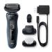 Braun Series 5 5031s Electric Shaver - Wet & Dry, Precision Trimmer & Cleansing Brush, Cordless, Rechargeable - Blue - Buy Online on GoSupps.com