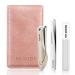 MR.GREEN 3pcs Stainless Steel Nail Clippers Set Pink Manicure Pedicure Set with Nail Clippers&Glass Nail file&Tweezers Medical Grade Grooming Kit with Travel Case Gift Box for Man and Woman Mr-6302