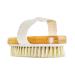 Hand Size Dry Brushing Body Brush - Face  Foot  Leg Exfoliator - Skin Tightening Cellulite Massager for Thighs - Natural Bristle Scrubber for Exfoliating Dead Skin & Lymphatic Drainage