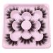 Wiwoseo 17MM Faux Mink False Eyelashes - Natural Wispy Fluffy Manga & Cosplay Lashes (5 Pairs) - Buy Online on GoSupps.com