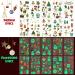 Christmas Luminous Temporary Tattoo Stickers for Kids - Glow in the Dark Waterproof Decals (10 Sheets) - Perfect Gift Idea - Buy Online on GoSupps.com