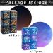 24 Piece Magic The Gathering Token Dice Counters - Glitter Starry Sky Dice for MTG Gaming (2-Color Mixed) - Buy Online on GoSupps.com
