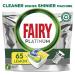 Fairy Platinum Dishwasher Tablets Bulk Lemon 65 Tablets