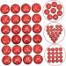 NUOBESTY 100 pcs 12 women's DIY glass charms round patch necklace Ring face Gift bra replace wrapped thank you gifts epaulets lucky beads earrings football ceramic tile shoulder epaulets - Buy Online on GoSupps.com