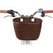 Retrospec Oval Dreamcatcher Basket with Leather Straps, Brass Buckles - Dark Stain - Buy Online on GoSupps.com