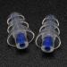 27dB Silicone Earbud Musician Filters | Noise Reduction Earplugs for DJs | Reusable Hearing Protection & Sleep Aid - Blue - Buy Online on GoSupps.com