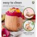Bamboo Baby and Toddler Sippy Cup - 150ml Eco-Friendly Dinky Cup with Silicone Drip Rim - Pink - Buy Online on GoSupps.com