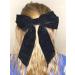 Generic Set of 2 Hair Bow Clips in Black Velvet Set of Clips for Girls Boys and Adults - Buy Online on GoSupps.com