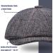 2 Pack Men's Classic Wool Blend Newsboy Hats - Black/Grey - Buy Online on GoSupps.com