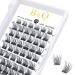 Cluster Lashes D Curl 12-18mix 72 Clusters B&Q Lash Clusters D Curl Individual Cluster Lashes Natural Eyelash Clusters DIY Lash Extensions Soft Fluffy Cluster Eyelash Extensions (B01-D-12-18MIX) D-12-18 MIX B 01