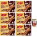 Italian Gourmet E.R. Oro Saiwa Barretta ai Cereali Integrali e al Cioccolato Fondente e Nocciole snack bar with whole cereals and dark chocolates and hazelnuts 6 x 160 g + Italian Gourmet pulp 400 g