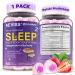 NEVISS Reishi Mushroom Sleep Gummies - Melatonin Free Sleep Gummies for Adult | Reishi, Saffron, Magnesium, GABA & Chamomile - Non-Habit Forming, Help for Deep Relaxation - Vegan, Berry Flavor, 1Pack