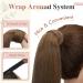 Elailite Human Hair Ponytail Extension Straight - Wrap Around Clip in Real Hair Ponytail 100% Remy Hair (#6 Light Brown 14 Inch) 14 Inch #6 Light Brown - Buy Online on GoSupps.com