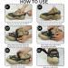 Ykall Ice Cleats Traction Snow Grips with 25 Stainless Steel Spikes - Anti Slip for Men, Women, and Kids - Ideal for Hiking, Fishing, Walking, Climbing - Large Size for Mountaineering - Buy Online on GoSupps.com