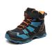 NORTIV 8 Boys Hiking Boots Outdoor Trail Lightweight Trekking Walking Climbing Running Shoes Sneaker 1 Little Kid Black/Blue
