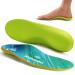 Plantar Fasciitis Insoles Insoles for Plantar Fasciitis Orthotic Insoles Flat Feet Insoles Arch Support Insoles for Men Women Heel Pain Relief Foot Pain Green UK:10-10.5 (29CM/11.42")