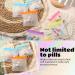 Buy Sherr 29 Pcs Zippered Pill Pouch Bags - Reusable Clear Plastic Travel Medicine Organizer & Storage Pouches with Slide Lock | International Shipping Available - Buy Online on GoSupps.com