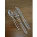 400 Piece Heavy Duty Clear Plastic Cutlery Set - Disposable Forks, Spoons, and Knives - Buy Online on GoSupps.com