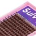 Sulv Lash Cluster S001 Dark Brown - 144pcs D Curl Lashes Extensions Kit (8mm-20mm) - Wispy & Easy to Apply - Buy Online on GoSupps.com