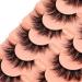 Buy Wispy False Eyelashes - Fluffy Cat Eye Lashes | 7 Pairs Natural Look Soft Fake Lashes - International Shipping - Buy Online on GoSupps.com