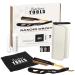 Premium Barber Tools Set | Razor with Box 5 Blades Alum Stone & Polishing Cloth - Perfect for Professionals - Buy Online on GoSupps.com