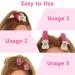 4PCS Volumizing Hair Clips for Women - Root Lift Clips for Volume and Curly Hair - Fluffy Hair Clip - Heatless Hair Curler Tool (Rose) - Buy Online on GoSupps.com