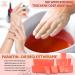 Kosmetex Rose Pink Paraffin Bath for Hands & Feet - 10x 500ml Heating Wax Block for Warmer - Buy Online on GoSupps.com