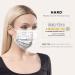 Kitty White Disposable Face Masks - Made in Germany | 50 Pieces, Type IIR, CE Certified, Triple Layer Filtration | Breathable, Elastic Earloops, Adults Standard Size - Buy Online on GoSupps.com