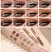 Buy Rosy Brown Liquid Eyeshadow - Matte & Glitter Dual-Ended Stick | Waterproof Long Lasting Eye Makeup | Prime & Quick Dry | International Shipping Available - Buy Online on GoSupps.com