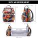 Buy SndMor Orange Camouflage Diaper Backpack | Multifunctional Wrap Bag with Bed & Stroller Hook - Perfect for Moms & Dads - Buy Online on GoSupps.com